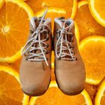 Timberland  Womens Tan Suede Lace Up Ankle Boots Size 8M Hiking Casual Photo 4