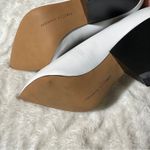 Rebecca Minkoff  Size 8 Zuria White Leather Black Heel Neutral Classic Heritage Photo 10