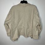 Lane Bryant  linen‎ Blend open blazer tan size 26 Photo 6