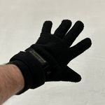 Old Navy Vintage Y2K 2001 Black Outdoor Winter Utility Fleece Gloves Size S/M Photo 7
