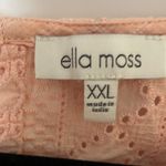 Ella Moss  Brianne Peach Popover Top XXL Photo 3