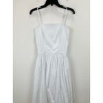 Madewell NEW Poplin Seamed Maxi Dress A Line Minimalist Cotton White US 0 Photo 12