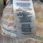 CHAPS Square Neck Striped Peasant Blouse Cotton Linen Blend Women’s Size Medium Photo 8