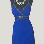 Sue Wong Nocturne Beaded Cocktail Dress Royal Blue Size 10 Photo 0