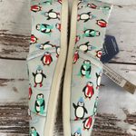 Toms NWT GLACIER GREY WINTER PENGUINS FAUX FUR Photo 5