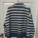 American Eagle  Outfitters Navy and Cream Striped Sweater Photo 2