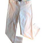 Ellen Tracy Capri Crop Ankle Pant White Small Mid Rise Workwear Vacation Photo 0