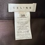 CELINE Paris vintage brown Wool Skirt Brown Size 38 Photo 4