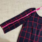 MNG Women’s Plaid Scoop Back Shift Dress Blue Photo 13