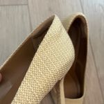 Nordstrom Rack  Women’s Cream Natural Weave Pump Size 9 Photo 3
