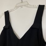 C/MEO COLLECTIVE  black vneck sleeveless tie waist romper size XS Photo 3