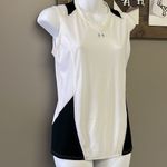 Under Armour  Black/Off-White UPF 30 Heat Gear Compression Sleeveless… Photo 1