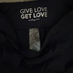 Betsey Johnson  Give Love Get Love Navy Blue Leggings Small Photo 2