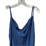 SheIn  Blue Satin Cowl Neck Mini Slip Dress Size S – Night Out Photo 5