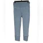 Lululemon  Wunder Under Crop 23" Ribbed Washed Moon Blue 6 Photo 5