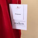 Auden NWT Women's Red Satin Pajama Pants Size XL Photo 3