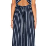 BCBGMAXAZRIA Twist Back Midi Stripe Dress Photo 2
