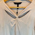 BCBGMAXAZRIA  Adrean Twist Front Long Sleeve Top Women’s Size Large New w/ tags! Photo 5