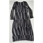 Habitat Liv by Clothes Dress Womens Size Small Midi Geometric Lagenlook Career Photo 3