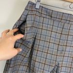 Rachel Rachel Roy Gray Navy Pleated Plaid Dressed Mini Shorts‎ Size 10 Photo 6