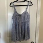 Torrid Blue and White Stripe Babydoll Cami Photo 3