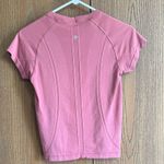 Lululemon  Swiftly Tech Tee Crop Sz6 mauve Photo 3
