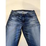 Big star  Maddie Skinny Jean's Women's Size 29R Dark Faded Whiskers Western Denim Photo 1