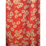 Charter Club Plus size 14 silk lined coral floral skirt womens Photo 2