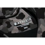 Athleta Advance Camo Sports Bra High Impact Padded Racerback Black Gray Size 38C Photo 3