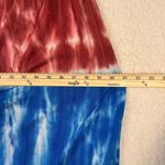 ZARA Women  TIE DYE BLOGGERS‎ FAV MAXI Slip DRESS Small Red Blue Beach Photo 6