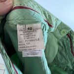 VIA MASINI 80 Firenze Green Cropped Flare Trousers Made in Italy Size 42 Photo 8