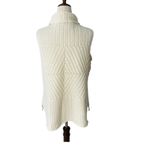 Harvé Benard HARVE BENARD Crochet Knit Turtleneck Sweater Vest Photo 4