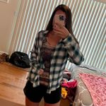 American Eagle Flannel Plaid Shirt Photo 1