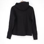 American Giant Black Full Zip Hoodie Sweatshirt Womens Medium Cotton Made in USA Photo 7