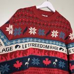 Hulu NWT  The Handmaid’s Tale Let Freedom Rage Christmas Holiday Sweater Size XL Photo 3