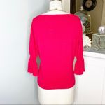 Ralph Lauren Pink Flounce Sleeve Knit Sweater Nwt Photo 5