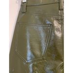 Pistola  Cassie Super High Rise Straight Pants in Olive Vinyl Women's sz. 24 Photo 6