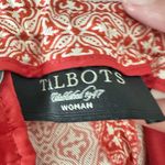 Talbots Red Silk Pants Women 16W Eclectic Bohemian High Rise Wide Leg Palazzo Photo 7