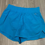 PINK - Victoria's Secret  Bright Blue Athletic Shorts Photo 0