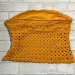 J.Crew  Mustard Crochet Tube Top Photo 1