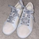 A New Day neutral and silver sparkle tennis shoes size 7.5 Maddison style Photo 0