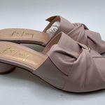 French Sole FS NY Womens Beach Mule 1083 heels size 8 EUC pink Photo 3