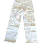 superdown White Cargo Pants LARGE Baggy Slouchy Low Streetwear Revolve $88 NEW Photo 5