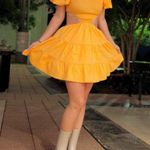 The Vintage Shop Orange Boutique Dress Photo 0