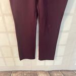 Soft Surroundings Purple Stretchy Ponte Knit Jersey Pull on pants Size Small Photo 2