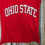 Ohio State Red V Neck Short Sleeve Cotton Logo Tee Shirt Size Small Photo 3
