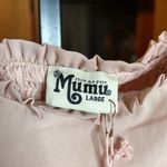 Show Me Your Mumu NWT  Brittany Maxi Dress Dusty Blush Crisp Size Large Photo 6