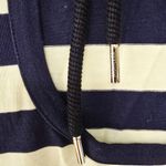 Moncler New Striped Long Dress Navy White Sleeveless Women's Size S Photo 10