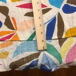 Tabitha Brown Tunic Top Cover Up Size 1X Multicolored Print‎ Button Front Pink Photo 5