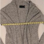 Alpaca Connection Open Front Shawl Cardigan Sz M Preppy Lounge Balletcore Cabin Gray Size M Photo 1